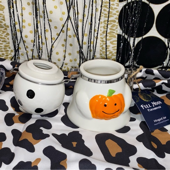 BABY GHOST & PUMPKIN HINGED JAR NWT - Picture 4 of 8